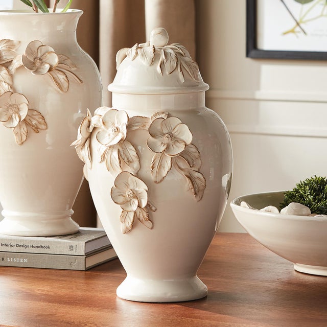 Early 21st Century Fiori Ginger Jar For Sale - Image 5 of 5