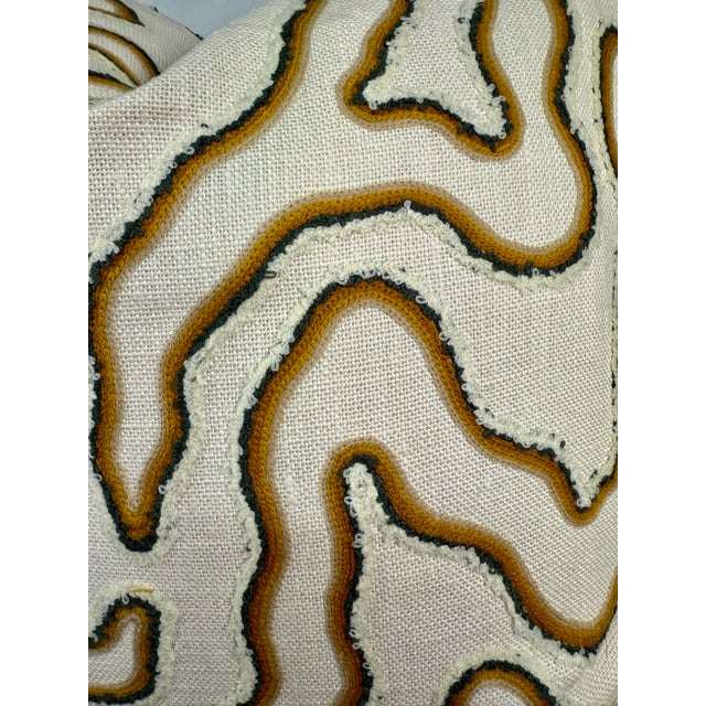 Transitional Larsen "Baya" in White 22" Pillows-a Pair For Sale - Image 3 of 3