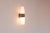 A desirable mid-century modern double porcelain wall sconce for bathroom use, produced by ifö, sweden, in the 1950s. This...