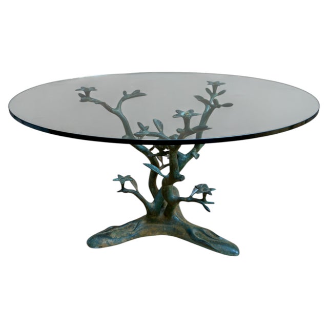 Vintage Bronze Verdigris Coffee Table by Willy Daro, 1970 For Sale - Image 16 of 16