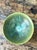 Mid-Century Modern Vintage Studio Pottery Green Bowl For Sale - Image 3 of 15