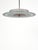 Metal Swedish Modern Ceiling Lamp in Etched Star-Decorated Glass and Chrome, 1940s For Sale - Image 7 of 7
