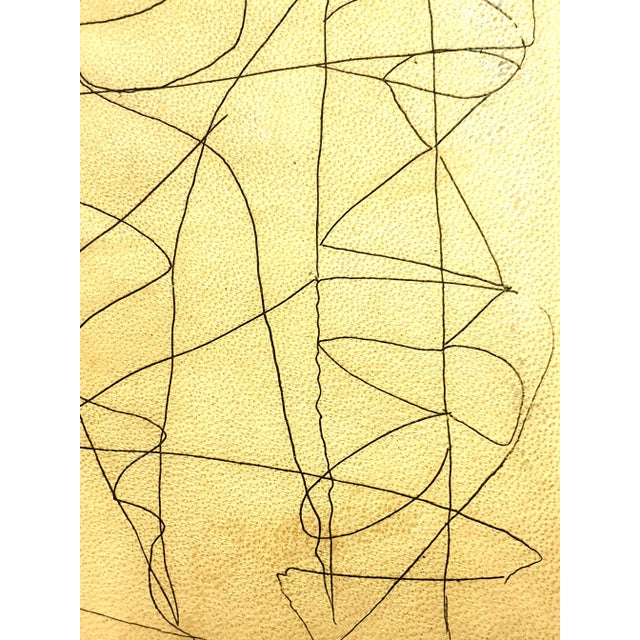 André Lanskoy - Composition - Original Etching From Dédale Material: Made on Lambskin Edition: 190 Dimensions: 32 x 18 cm...