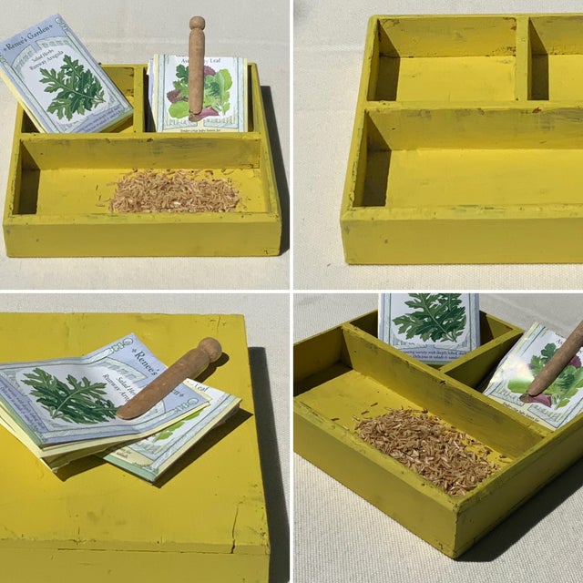 1900s Set of 2, English Handmade Wooden Garden Caddy For Sale - Image 11 of 18