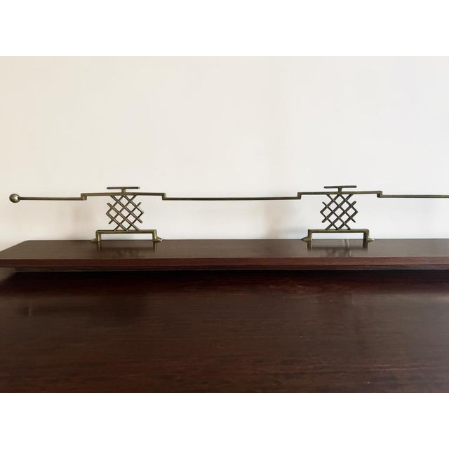 An exceptional and rare Art Deco sideboard from the 1930s, distinguished by its clean lines and architectural presence....