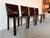Contemporary Vintage Italian Mario Bellini Style Brown Leather Dining Chairs – Set of 4/Sold For Sale - Image 3 of 12