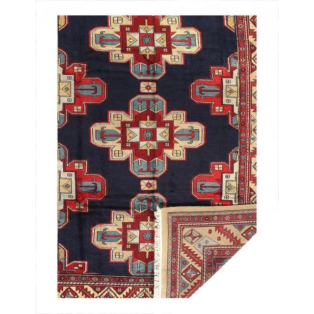 Traditional Pasargad DC Fine Hand Knotted Mahal Design Rug For Sale - Image 3 of 3