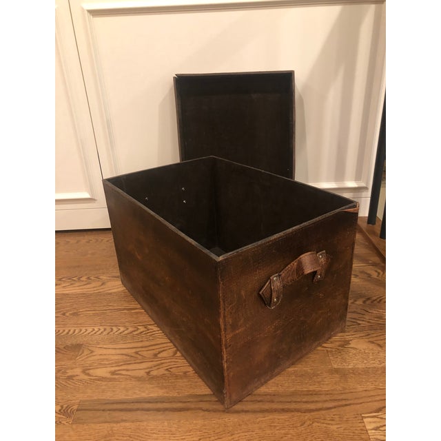 Leather Storage Box With Lid Chairish