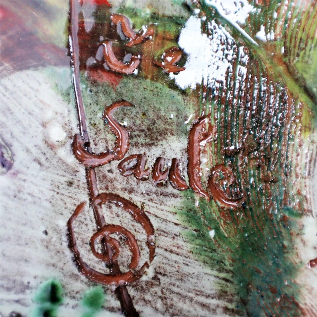 Ceramic Graffiti Jazz Vase by Basile, 1990s For Sale - Image 3 of 13