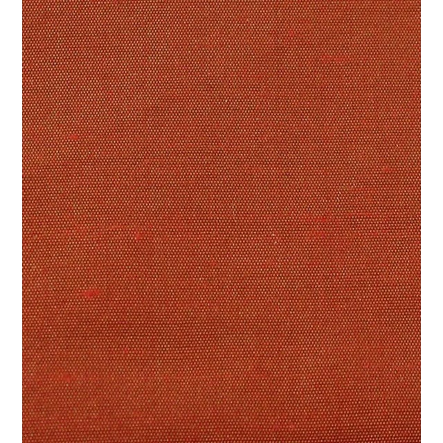 The House of Scalamandré Dynasty Taffeta Fabric, Red Earth For Sale