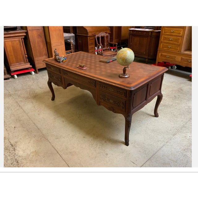 Antique Desk in Oak, 1910 For Sale - Image 11 of 13