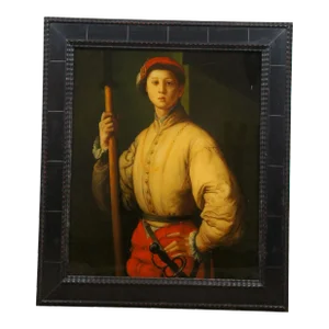 Portrait of Halberdier Cosimo De Medici Soldier Oil Painting After Pontormo 30"