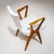 White Set of Four Armchairs, Italy, 1950s For Sale - Image 8 of 9