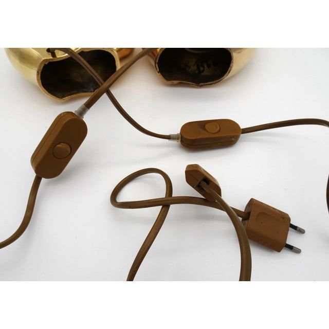 Brass Table Lamps attributed to Pierre Cardin, 1970s, Set of 2 For Sale - Image 14 of 18