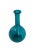 Glass Vintage Free-Blown Turquoise Chestnut Form Flask For Sale - Image 7 of 9