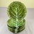 Traditional Portuguese Belo Olive Green Cabbage Leaf Plates, S/8 – 1930-1950 For Sale - Image 3 of 12