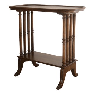 Antique Victorian Mahogany Side Table With Lion Feet For Sale