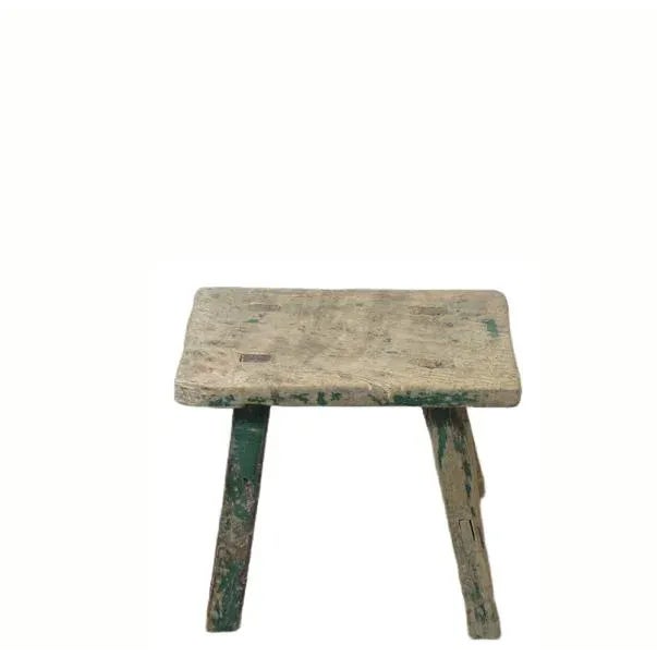 Vintage Shandong Farmer's Stool or Accent Table For Sale In Greensboro - Image 6 of 6