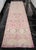 1960s Vintage Turkish Hand-Knotted Runner Rug Pink Hallway Kitchen Decor - 2′9″ × 10′ For Sale - Image 5 of 17