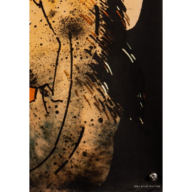 Paper Woe to Madremu Theater Poster by Waldemar Swierzy, 1970s For Sale - Image 7 of 9