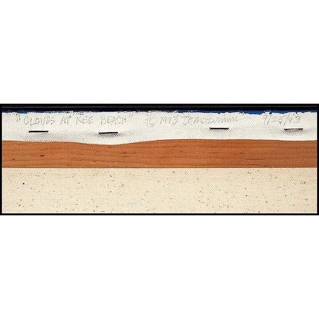 1990s 1990s Clouds at Kee Beach Original, Tom Swimm For Sale - Image 5 of 6
