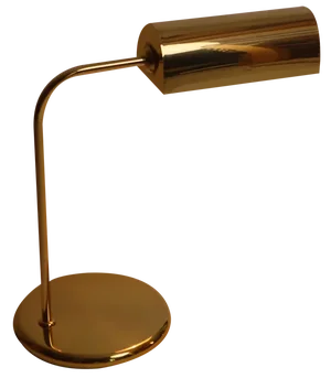 Minimalist Brass Desk Lamps in Brass from Sölken Leuchten, 1970s
