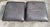 Gray King Hickory Gray Leather Nailhead Ottomans, a Pair For Sale - Image 8 of 12