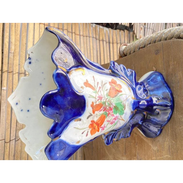 Parisian Porcelain Vases, France, 1860, Set of 2 For Sale - Image 3 of 12