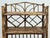 Wood Vintage Four Tier Scorched Bamboo Etagere Shelf For Sale - Image 7 of 8