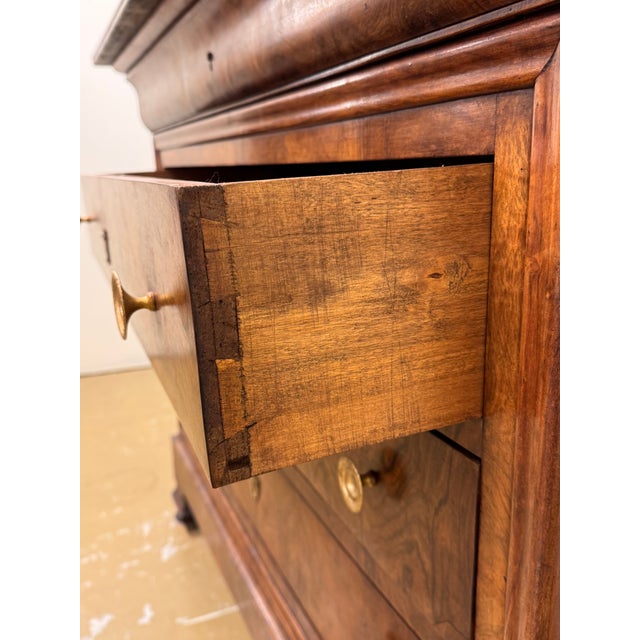 19th Century 19th Century Louis Philippe Chest With Marble For Sale - Image 5 of 14