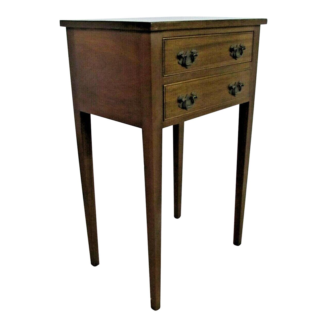 Vintage Biggs Furniture Mahogany Two Drawer Nightstand Chairish