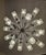 Mid-Century Modern Chrome-Plated Metal and Faceted Glass 22-Light Sputnik Chandelier in the style of Richard Essig, Germany, 1970s For Sale - Image 3 of 4