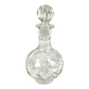 1990s Cut Crystal Liqueur Decanter