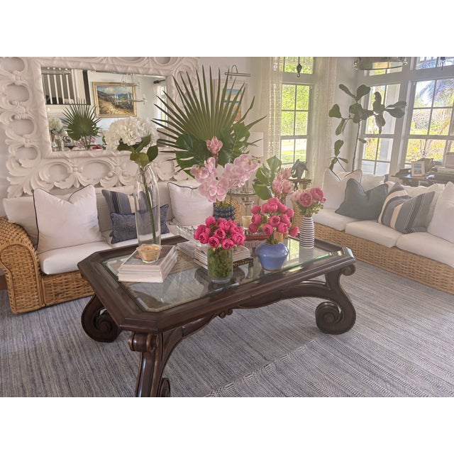 Azure Palm Orchid Arrangment For Sale - Image 9 of 9