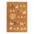 Rug & Kilim’s Swedish Style Rug in Brown With Figural Geometric Patterns For Sale
