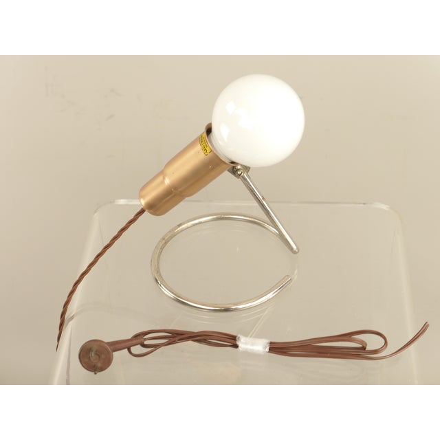 Gold Aeg Workshop Lamp, Austria, 1930 For Sale - Image 8 of 15