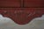 Red Century Country French Red Painted Finish Commode Server For Sale - Image 8 of 12