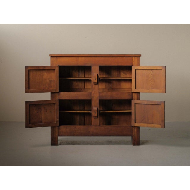 1960s Oak 4-Door Sideboard, France, 1960s For Sale - Image 5 of 18