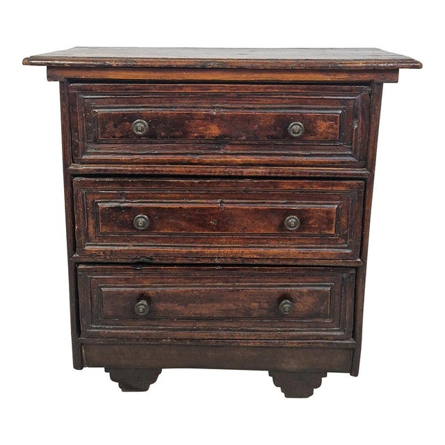 Vintage Walnut Wooden Chest, 1960s For Sale - Image 3 of 8