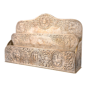 Tiffany Studios New York Zodiac Pattern Bronze Letter Rack
