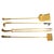 Vintage French Solid Brass Duck Head Fireplace Tool Set, Maison Jansen Style, 19 For Sale - Image 17 of 17