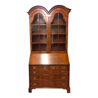 Vintage Secretary Desk, Double Bonnet Secretary Desk For Sale