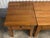 Farmhouse Broyhill Attic Heirloom Rustic Oak Farmhouse End Tables - A Pair For Sale - Image 3 of 12