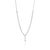 Luxury 6.24 Carat Diamond Tennis Y Necklace in 18k White Gold For Sale - Image 4 of 16