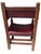 Wood Rare Antique Spanish Revival / Gothic Oak Armchair in Oxblood Leather & Bronze Accents For Sale - Image 7 of 12
