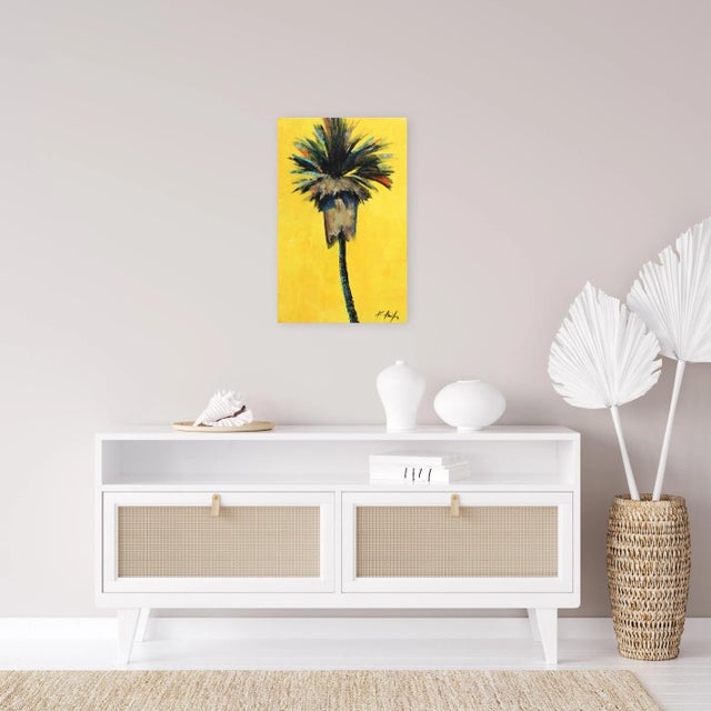 Textile "Yellow Dream" Original Artwork by Kathleen Keifer For Sale - Image 7 of 9