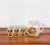 Vintage Frosted Glass Orange Juice Pitcher & Tumbler Set of 6 For Sale - Image 4 of 6