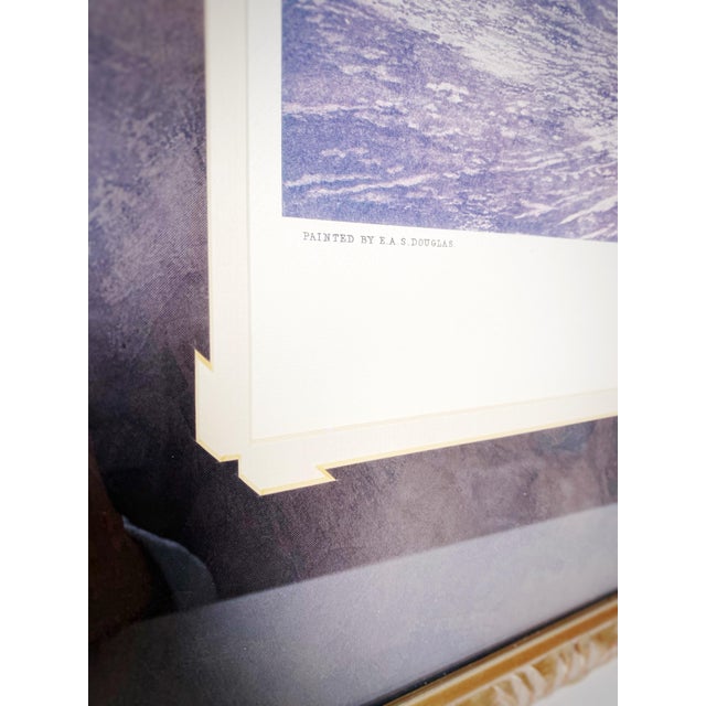 Late 20th Century Set of Morning and Evening Framed Prints by e.a.s. Douglas Equestrian Hunting Artworks For Sale - Image 5 of 12