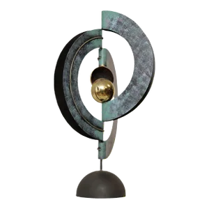 1990s Curtis Jere Postmodern Circular Geometric Sculpture