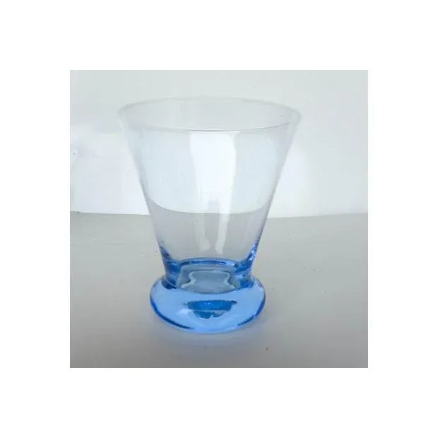 1970s Vintage Glass Juice Service - Set of 4 For Sale - Image 5 of 7